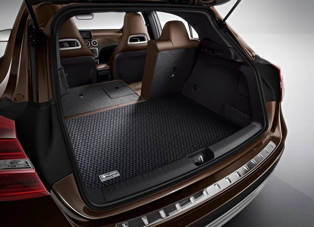 ToughPRO - Trunk Mat Compatible with HONDA Accord - All Weather Heavy Duty (Made in USA) - Black Rubber - 2008