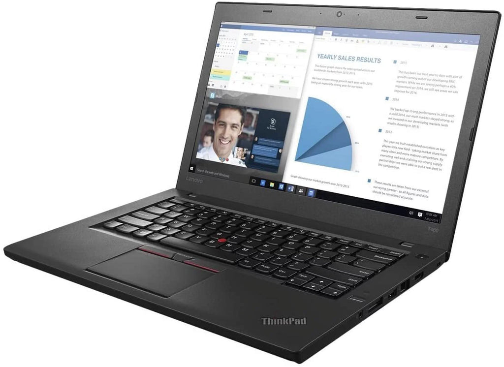 "LENOVO Used T460, ULTRABOOK, I5 6300U, 2.4 GHZ, 8GB, SSD 180GB, 14.0W, WiFi, Windows 10 Pro 64 bit"