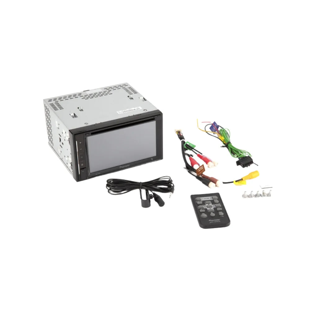 KIT4961 Bundle for 2009-2010 Toyota Matrix W/Out Eom Nav W/ Pioneer AVH-241EX Double DIN Car Stereo with Bluetooth/Backup Camera/Install Kit/in-Dash DVD/CD 6.2" Touchscreen Digital Media Receiver