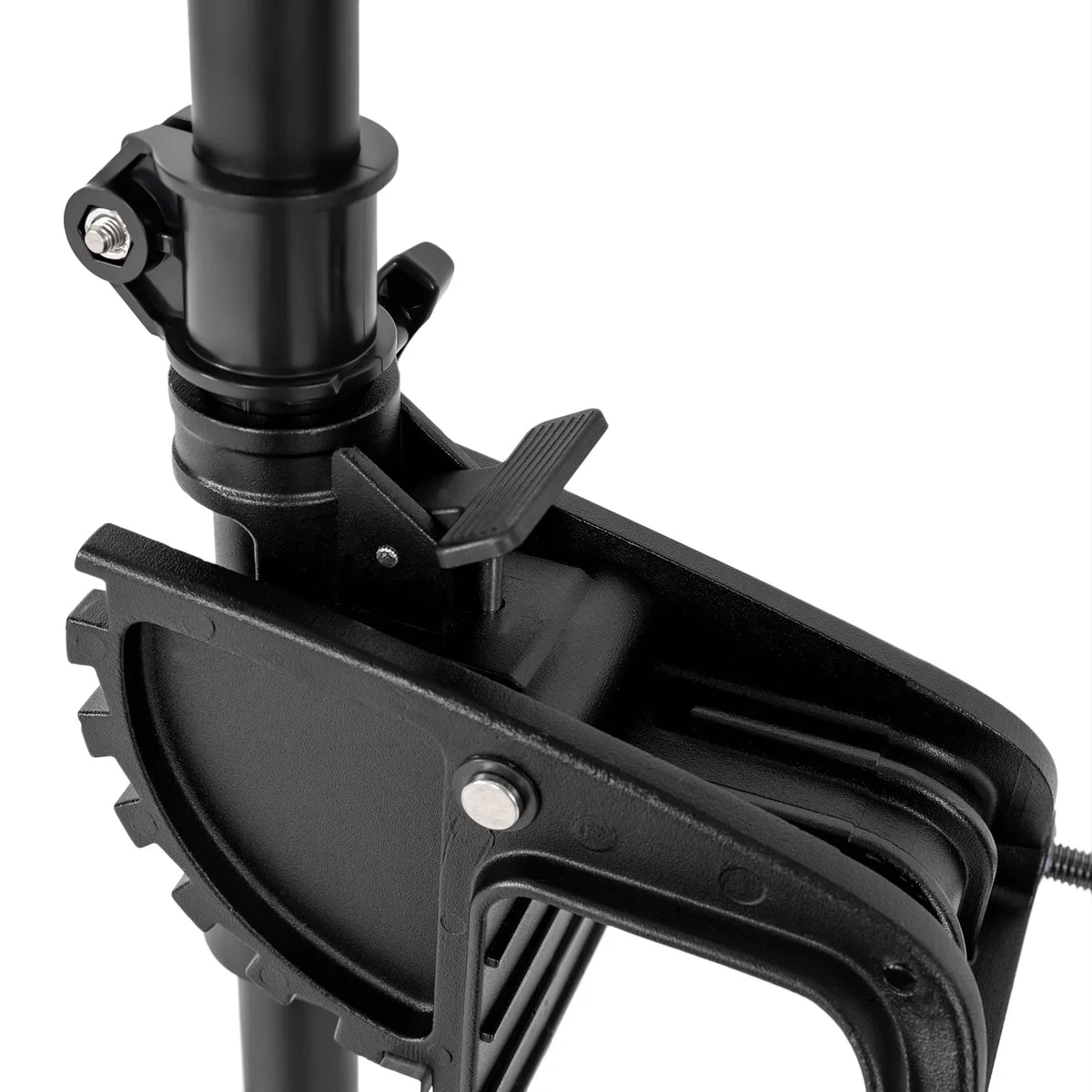 Miumaeov Electric Trolling Motor, 12V 58 LBS Fishing Boat Engine Short Shaft Marine Outboard Motor Drive