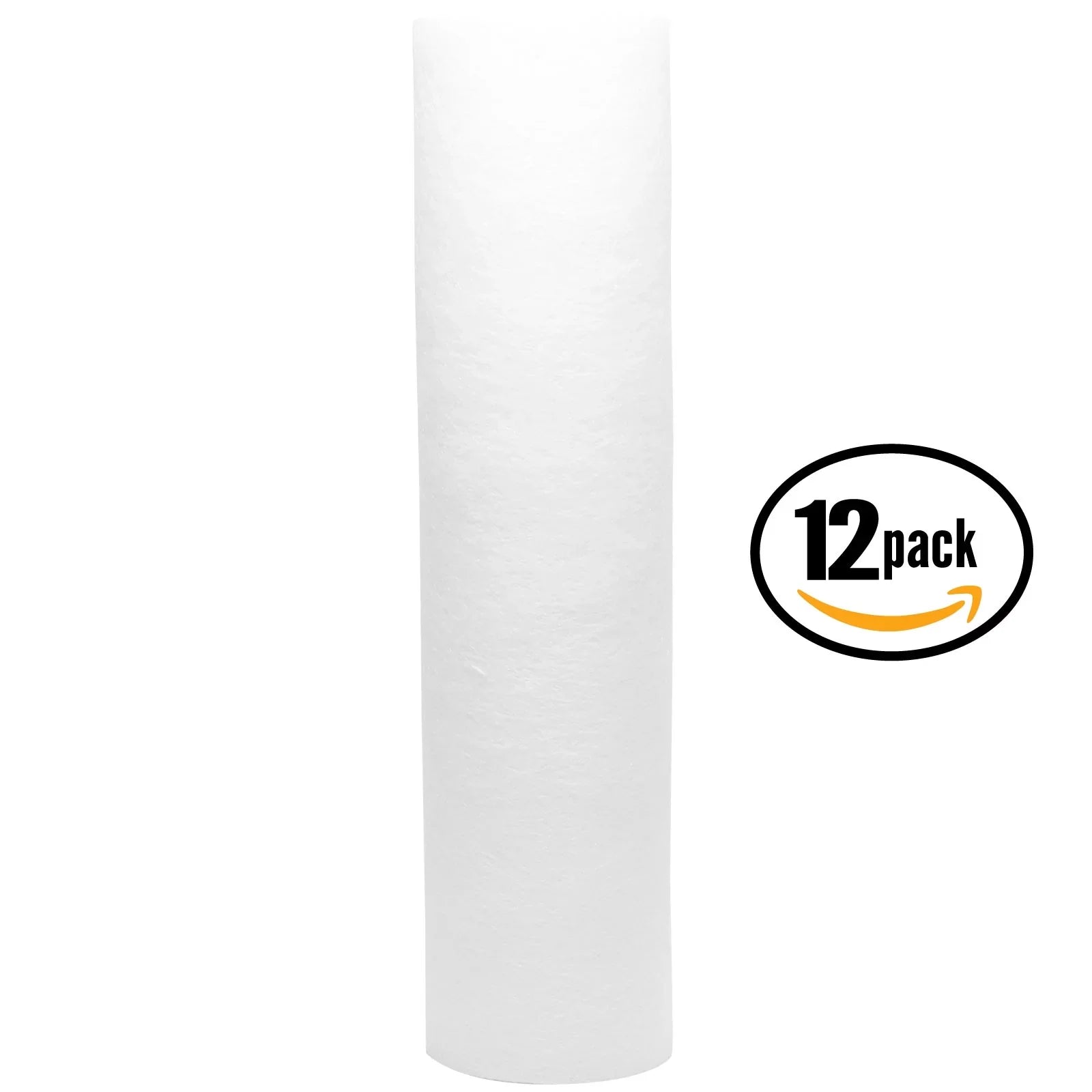12-Pack Replacement DuPont WFPF13003B Polypropylene Sediment Filter - Universal 10-inch 5-Micron Cartridge for DuPont Whole House Water Filtration System - Denali Pure Brand