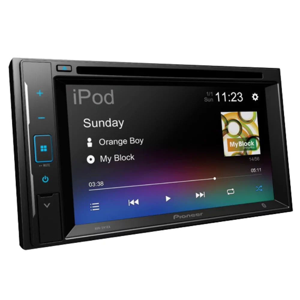 KIT4961 Bundle for 2009-2010 Toyota Matrix W/Out Eom Nav W/ Pioneer AVH-241EX Double DIN Car Stereo with Bluetooth/Backup Camera/Install Kit/in-Dash DVD/CD 6.2" Touchscreen Digital Media Receiver