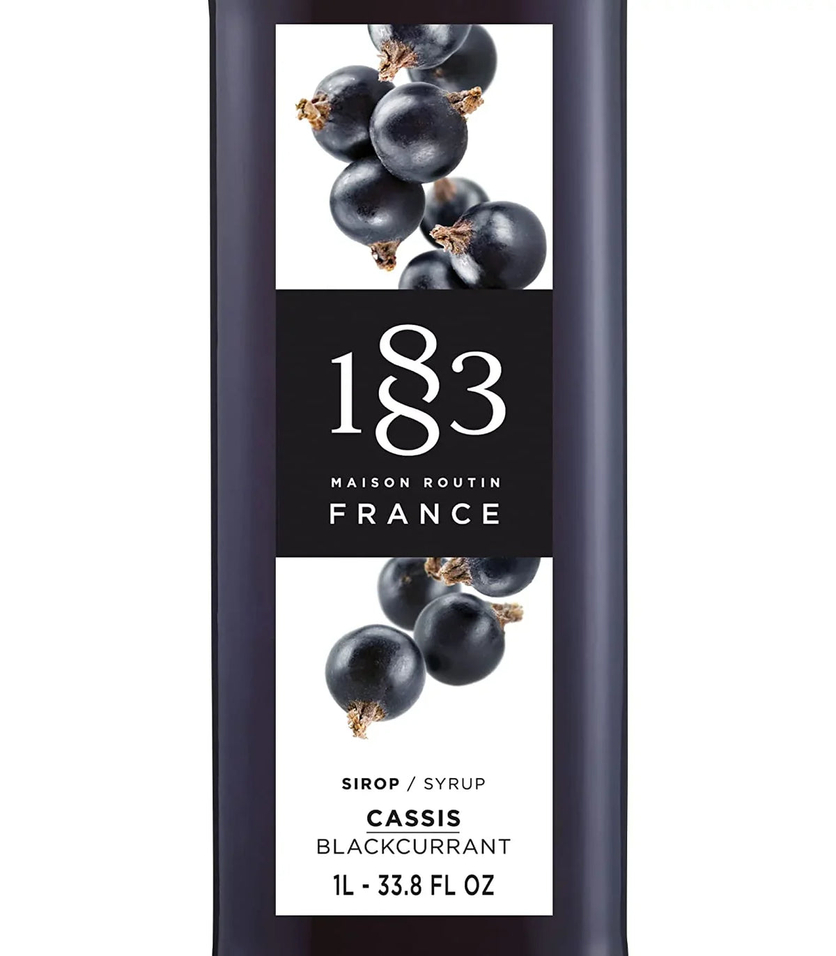1883 Maison Routin Blackcurrant Syrup - Bottle (1L)