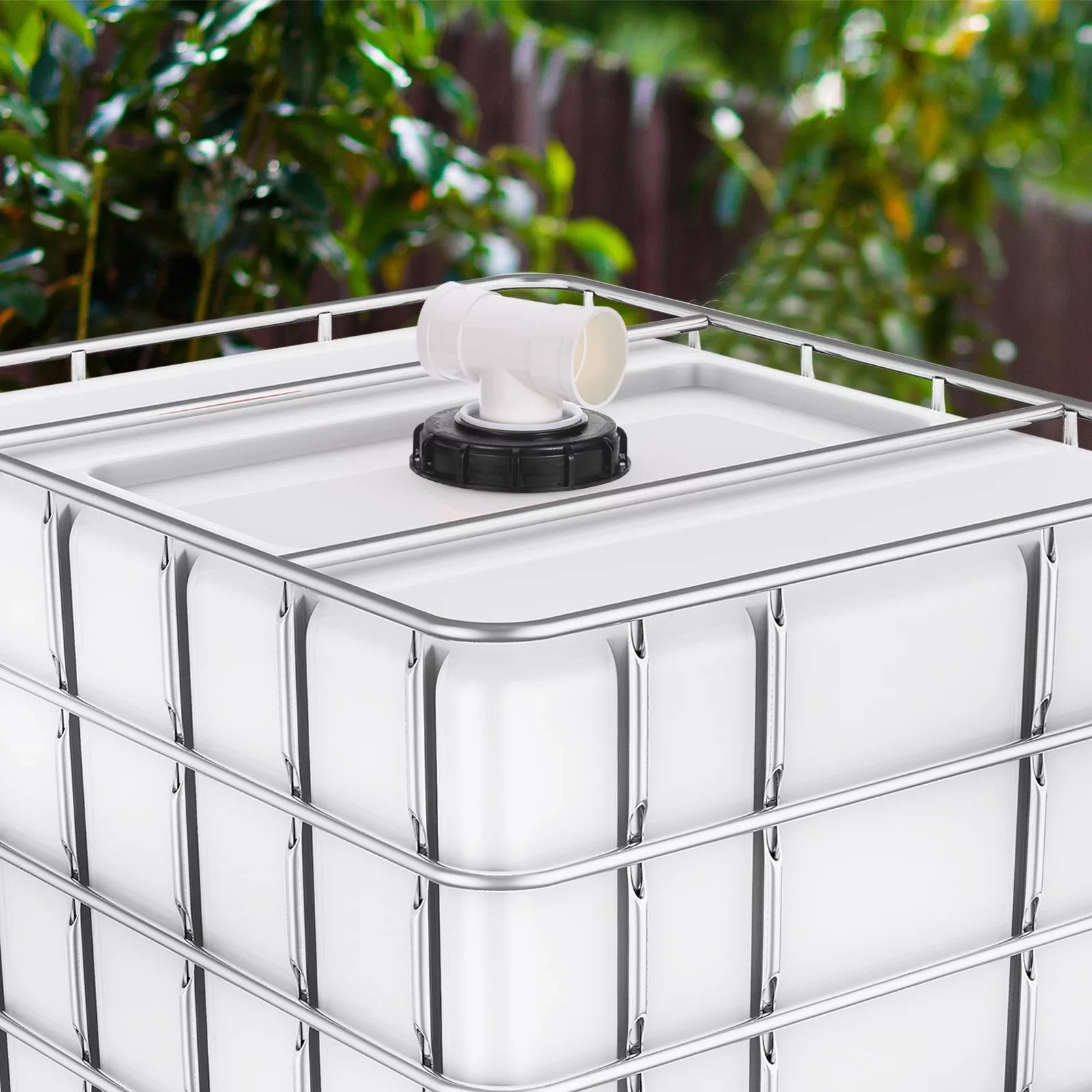 163mm IBC Lid Filter Cover T-Shaped Rainwater Tank IBC Tote Cover with Washable Nylon Filter