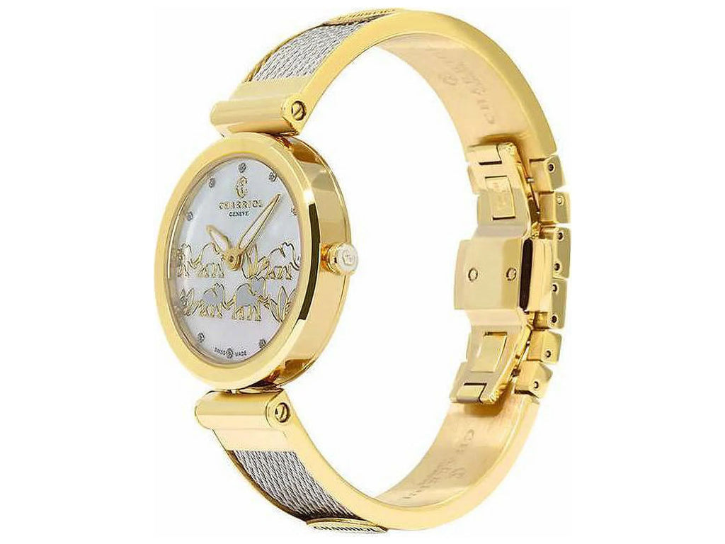 CHARRIOL Forever Elephant White Mother of Pearl Dial Ladies Watch