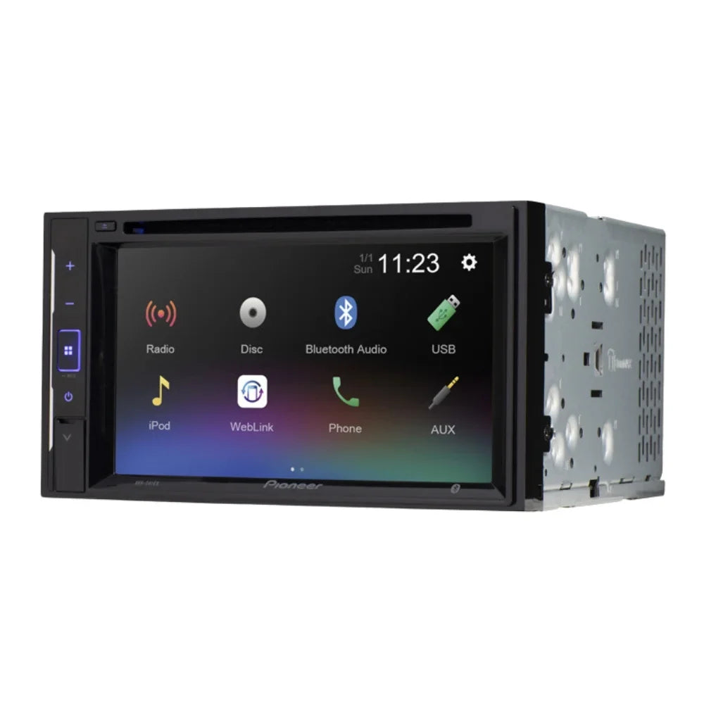 KIT4961 Bundle for 2009-2010 Toyota Matrix W/Out Eom Nav W/ Pioneer AVH-241EX Double DIN Car Stereo with Bluetooth/Backup Camera/Install Kit/in-Dash DVD/CD 6.2" Touchscreen Digital Media Receiver