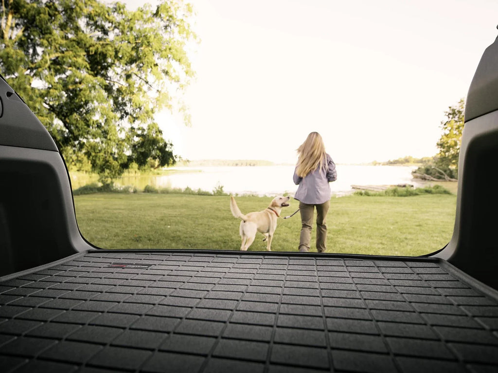 WeatherTech Cargo Trunk Liner compatible with Ford Escape, Escape Hybrid, Escape Plug-In Hybrid - Behind 2nd Row Seating Black