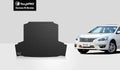 ToughPRO - Trunk Mat Compatible with NISSAN Altima - All Weather Heavy Duty (Made in USA) - Black Rubber - 2010