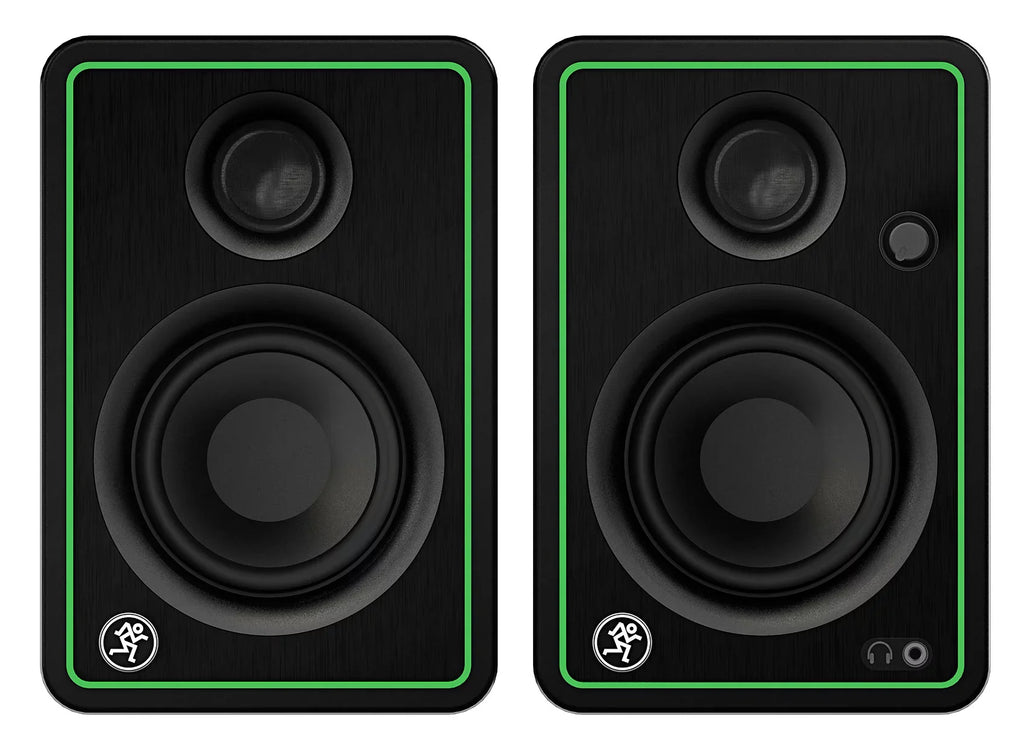 2) Mackie CR3-XBT 3" 50w Bluetooth Reference Studio Monitors + Bluetooth Speaker