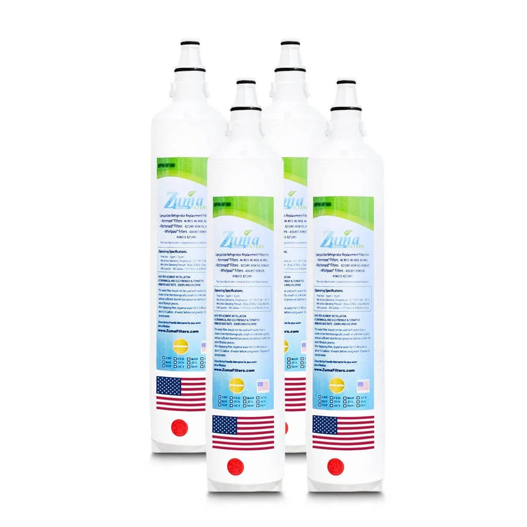 Zuma Filters™ Brand Water Filters compatible with Subzero® BI42SID (4 Pack) ZWFZ1-RF750