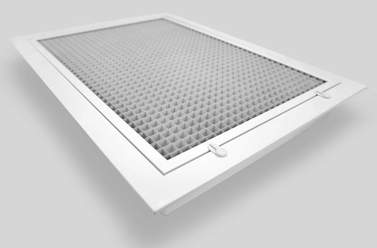 14" x 30" Cube Core Eggcrate Return Air Filter Grille for 1" Filter