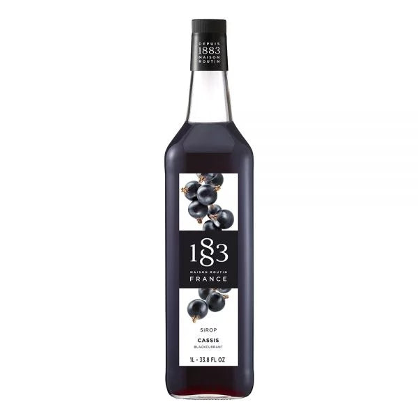 1883 Maison Routin Blackcurrant Syrup - Bottle (1L)