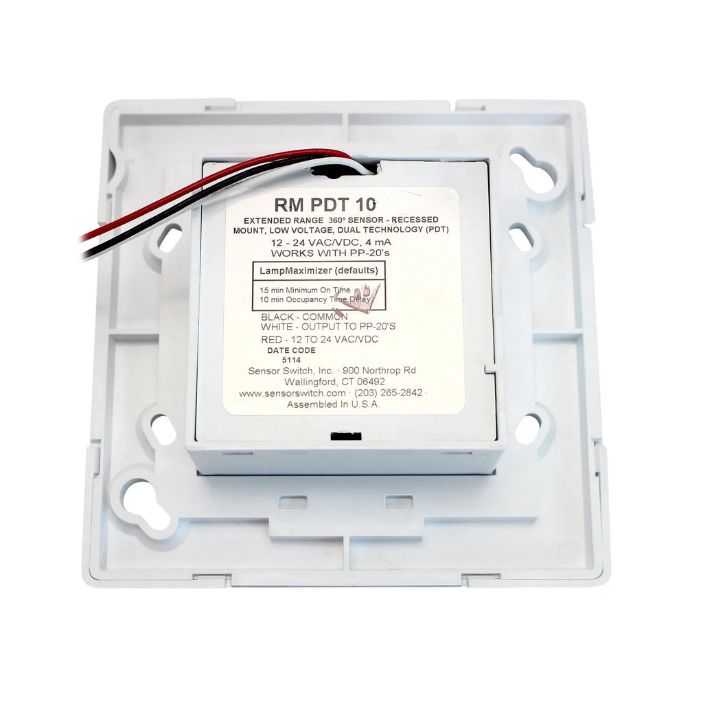 Sensorswitch Occupancy Sensor,PIR/Mic,2463sq ft,White  RM PDT 10
