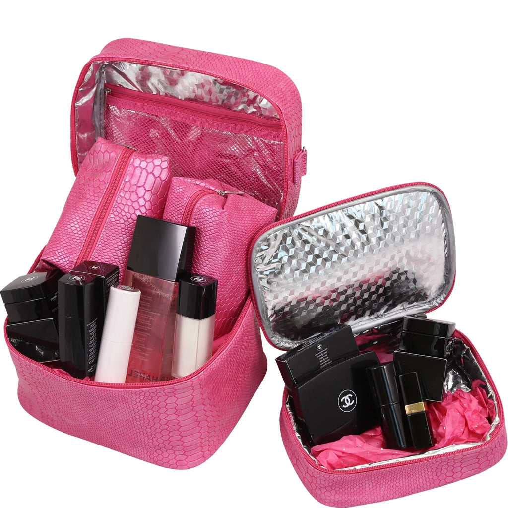 Picnic Gift 7220-HT Mojito-Four In One Insulated Cosmetics Bag, Houndstooth