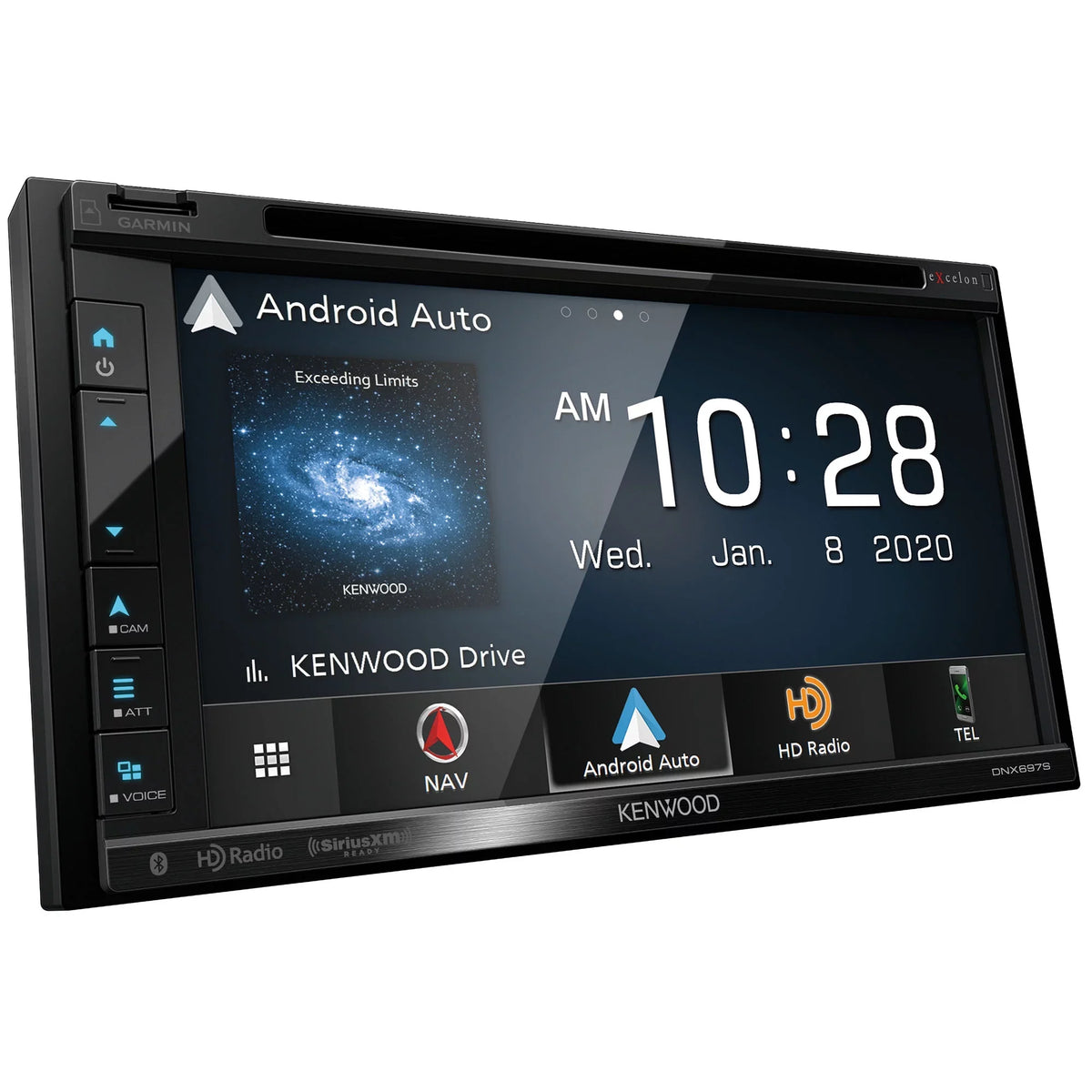 Kenwood DNX697S Navigation Receiver Compatible With Apple CarPlay & Android Auto with a Kenwood DRV-N520 Drive Recorder