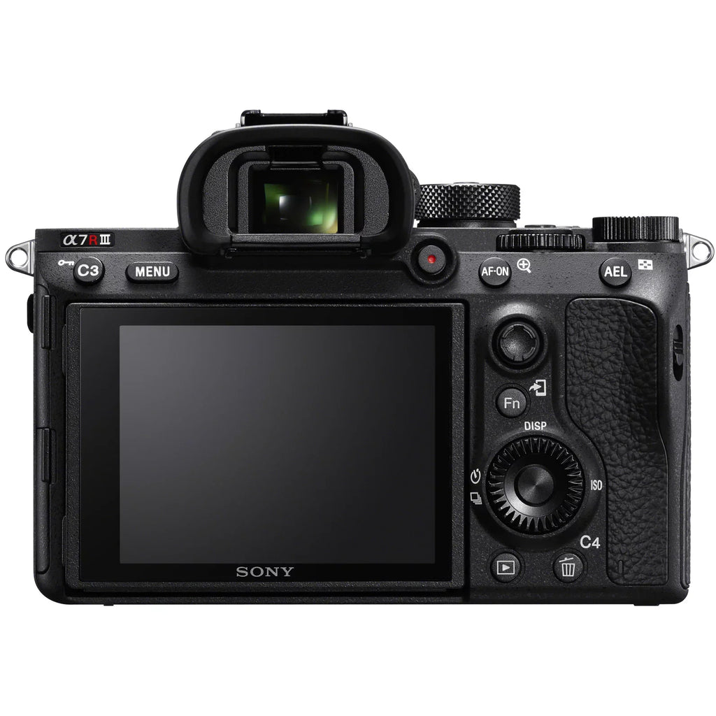 Sony a7R III 42.4MP Full-frame Mirrorless Interchangeable Lens Camera Body (ILCE7RM3/B) with Sigma 50mm F1.4 ART DG HSM E-mount Lens and Deco Gear Backpack Kit Microphone Editing Suite Bundle