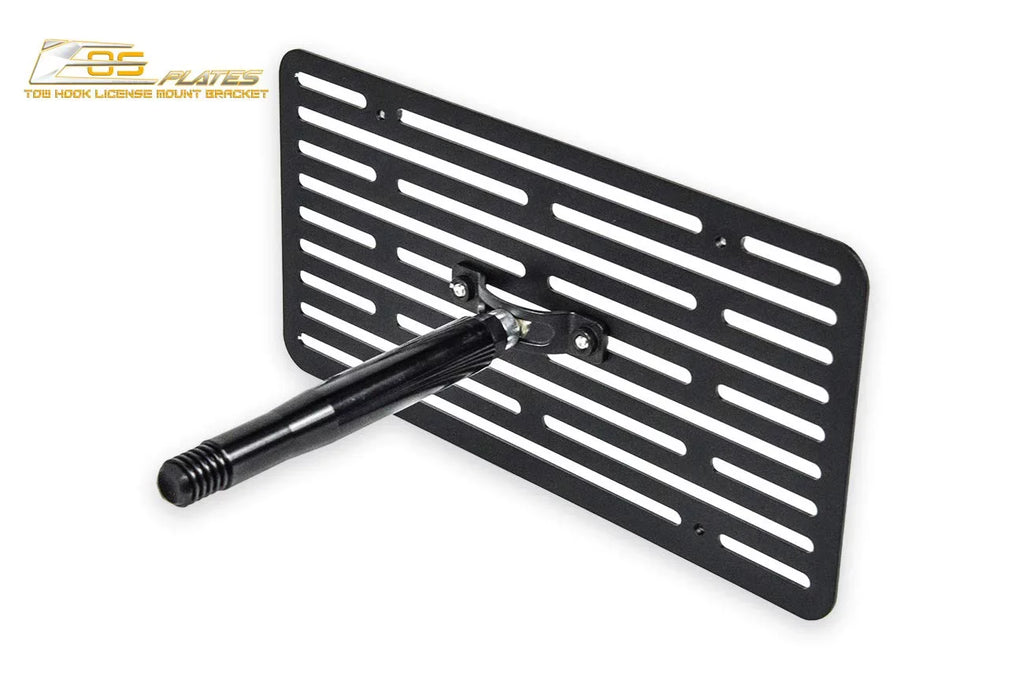 Extreme Online Store for 2011-2015 Mini Cooper 2Dr Convertible R57 MK2 Cooper/Cooper S | EOS Plate Version 2 Full Sized Front Bumper Tow Hook License Relocator Mount Bracket
