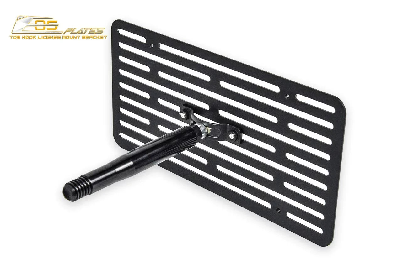 Extreme Online Store for 2011-2015 Mini Cooper 2Dr Convertible R57 MK2 Cooper/Cooper S | EOS Plate Version 2 Full Sized Front Bumper Tow Hook License Relocator Mount Bracket