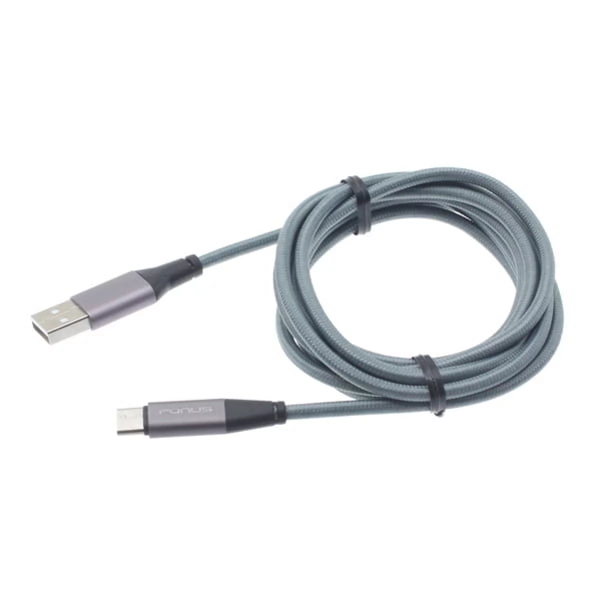 2-Port USB 36W Fast Car Charger w Charger Cord Type-C 10ft USB Cable M1G for Samsung Galaxy S10 Plus S8 active 5G Note 9 8 10 Plus A9 A50 A20 A10e - Sonim XP8 XP3 - Sony Xperia XZs XZ3 XZ1 XA1