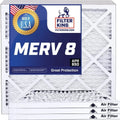 Filter King 9x66.5x1a Air Filter | 4-PACK | MERV 8 HVAC Pleated A/C Furnace Filters | MADE IN USA | Actual Size: 9 x 66.5 x .75"