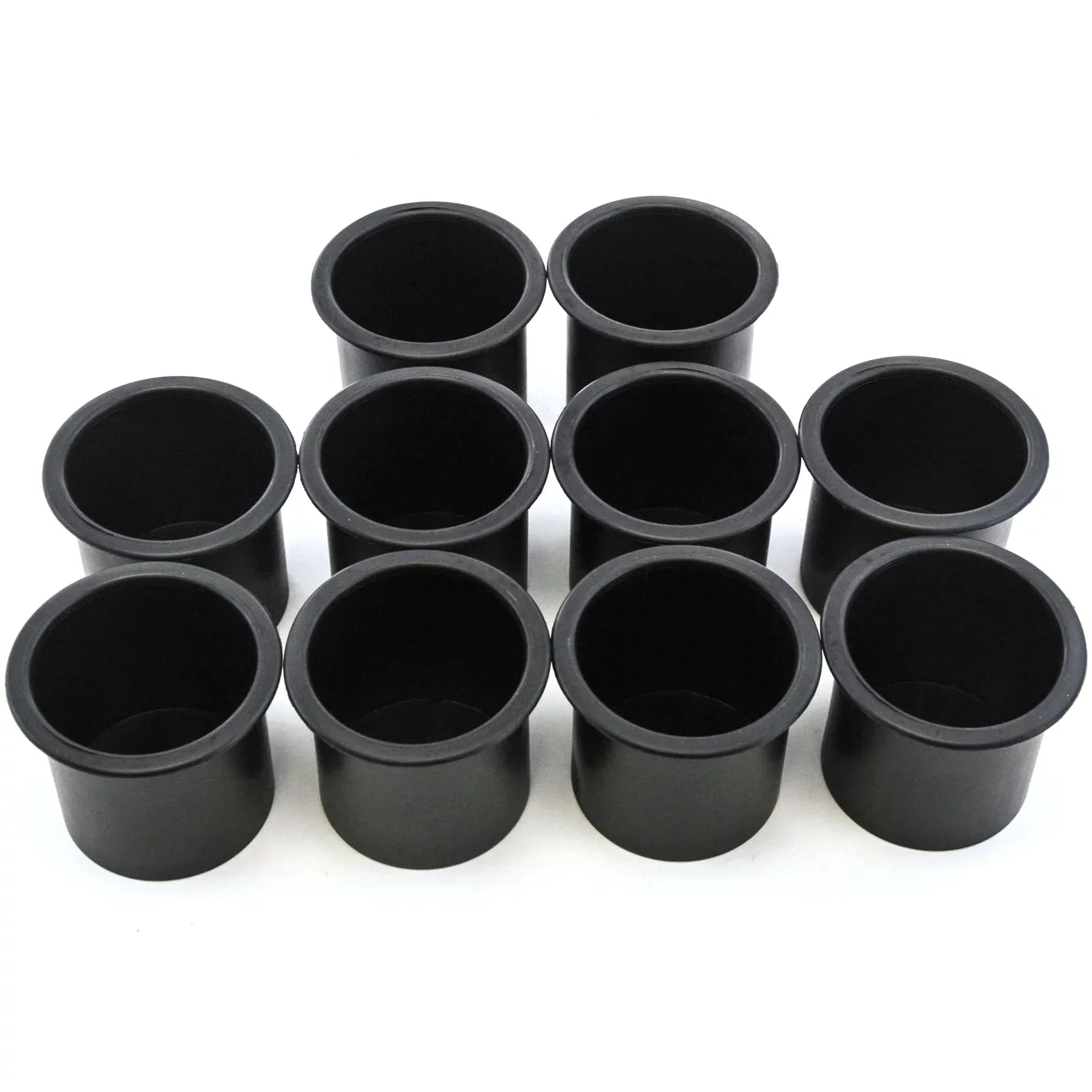 10 Cup Holder Plastic Pocket Recessed Insert Universal for Boat RV Car Truck Sofa Game Table Marine Pontoon Motorhome Camper
