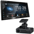Kenwood DNX697S Navigation Receiver Compatible With Apple CarPlay & Android Auto with a Kenwood DRV-N520 Drive Recorder
