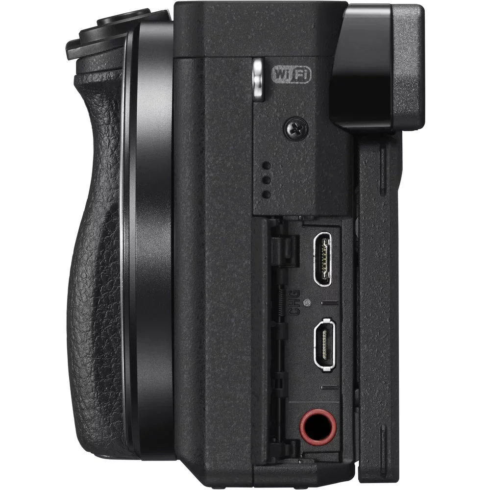 Sony Alpha a6300 Mirrorless Camera Black ILCE6300/B +Soft Bag, Zhiyun-Tech WEEBI