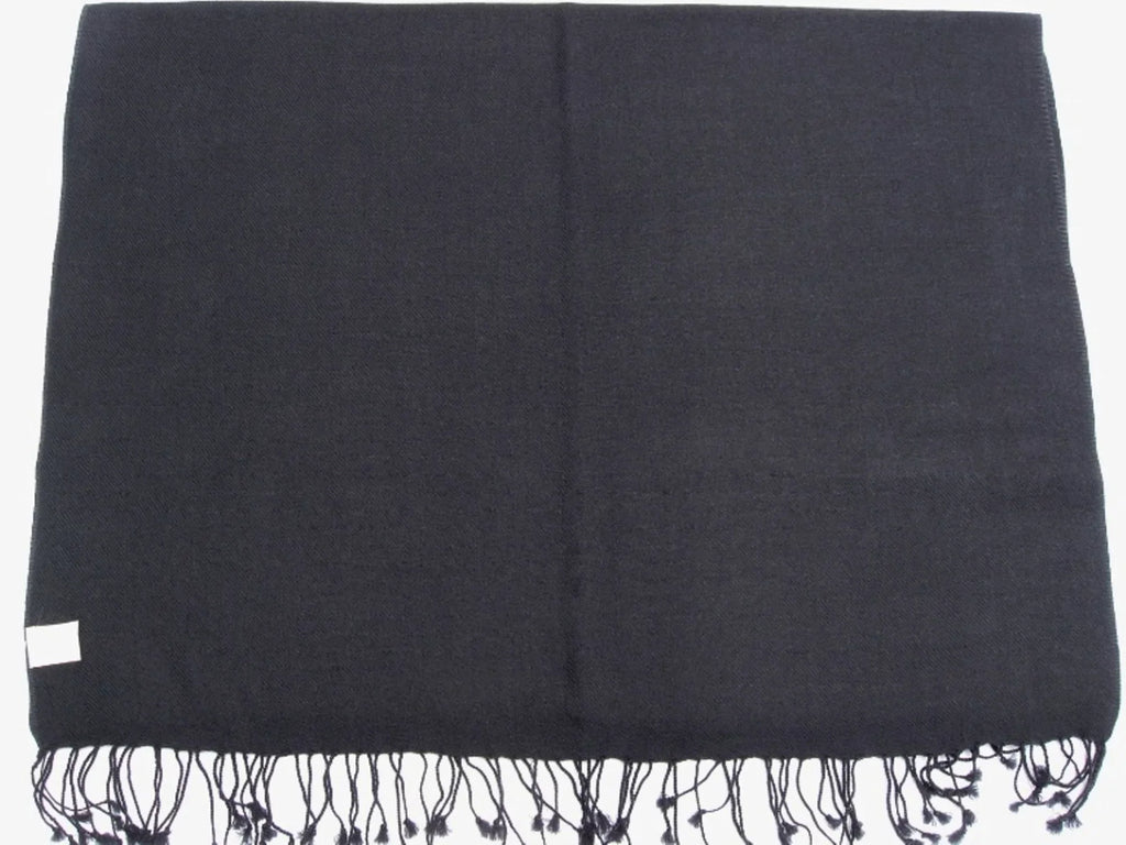 Shawl/Shawls/Scarf/Scarves/Wrap/Stole/Muffler/Cape/Ruana/Blanket/Throw/Pashmina Shawl/Cashmere Scarf/Wool/Silk (Dark Charcoal Regular Shawl)