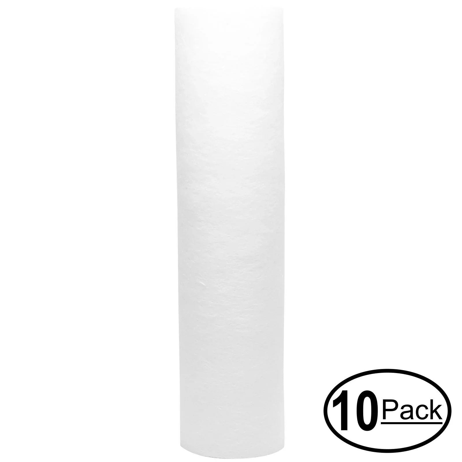 10-Pack Replacement for iSpring RCC7AK-UV Polypropylene Sediment Filter - Universal 10-inch 5-Micron Cartridge for iSpring 123Filter 7-stage RO System - Denali Pure Brand