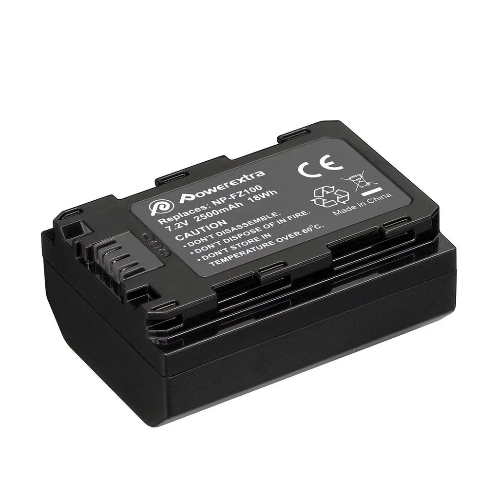 2500mAh Battery for Sony NP-FZ100 for Sony Alpha A9 A7 III A7R III DSLR Camera