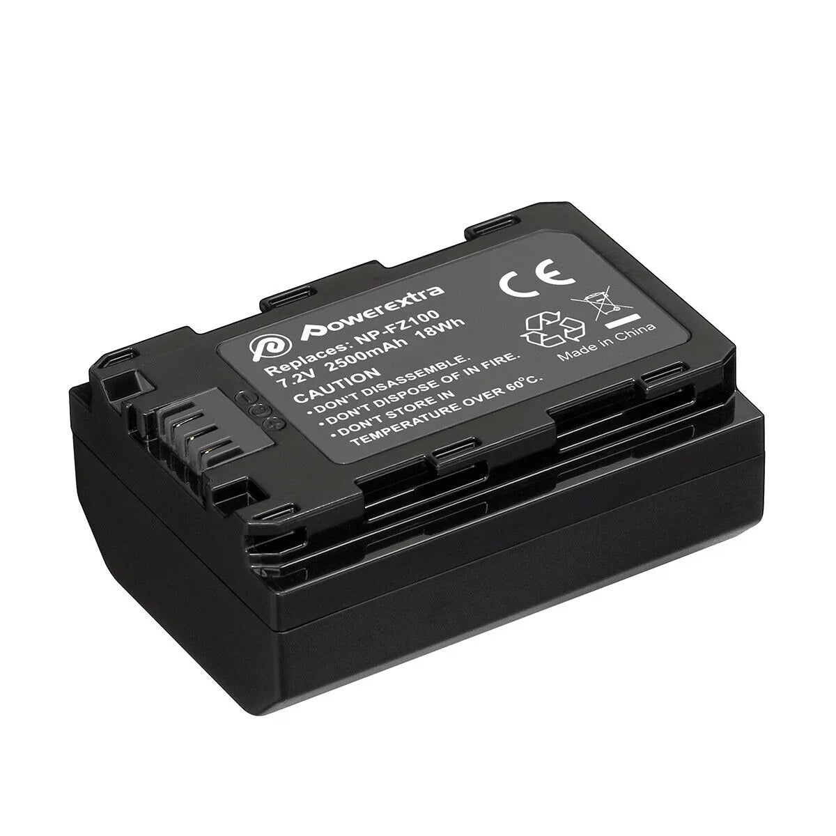 2500mAh Battery for Sony NP-FZ100 for Sony Alpha A9 A7 III A7R III DSLR Camera