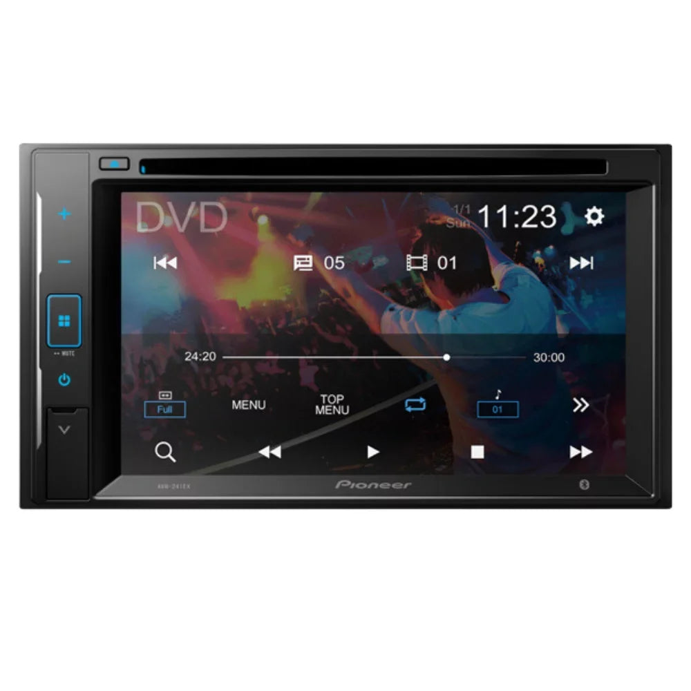 KIT4961 Bundle for 2009-2010 Toyota Matrix W/Out Eom Nav W/ Pioneer AVH-241EX Double DIN Car Stereo with Bluetooth/Backup Camera/Install Kit/in-Dash DVD/CD 6.2" Touchscreen Digital Media Receiver