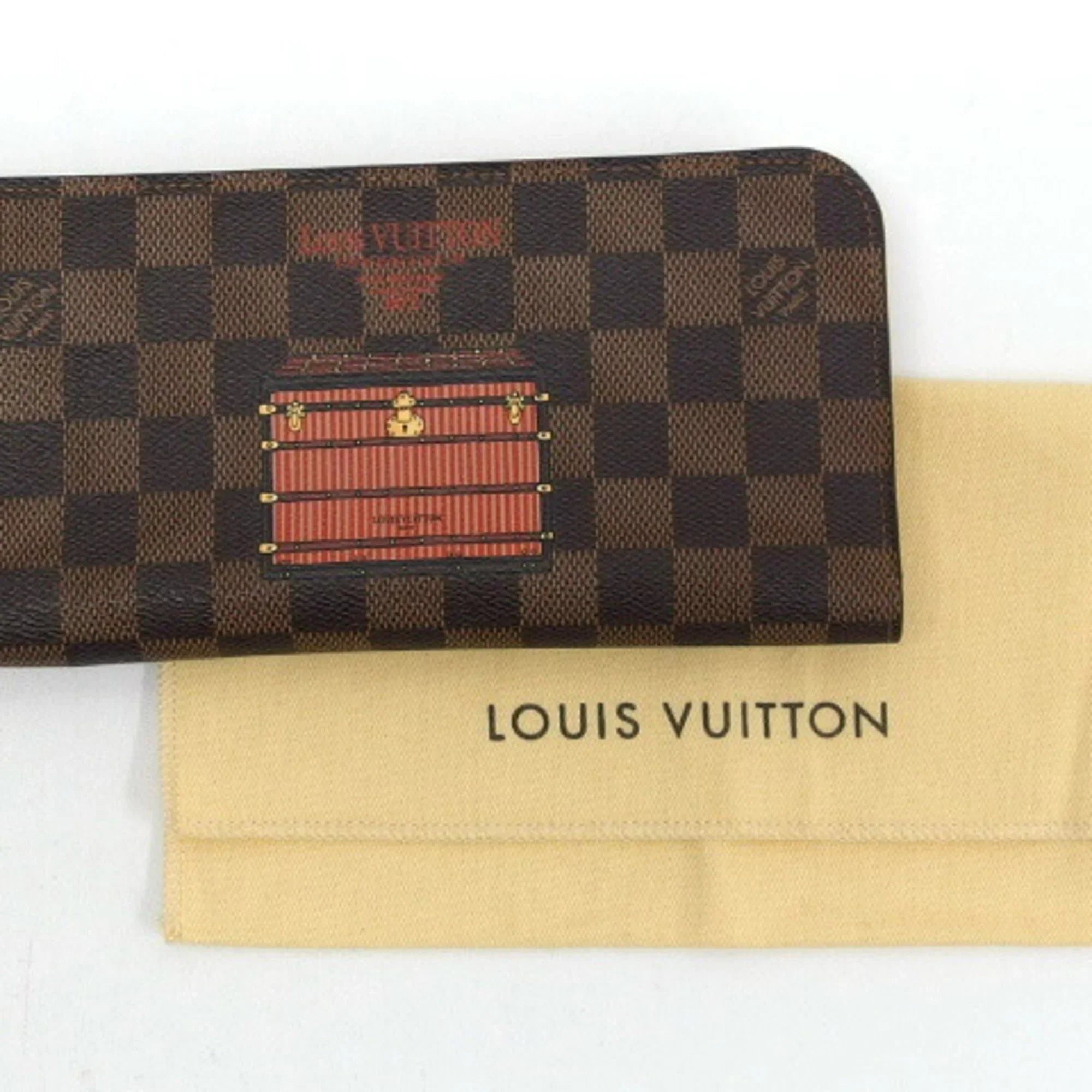 Pre-Owned Louis Vuitton Damier Portefeuille Insolit Bifold Long Wallet (Good)