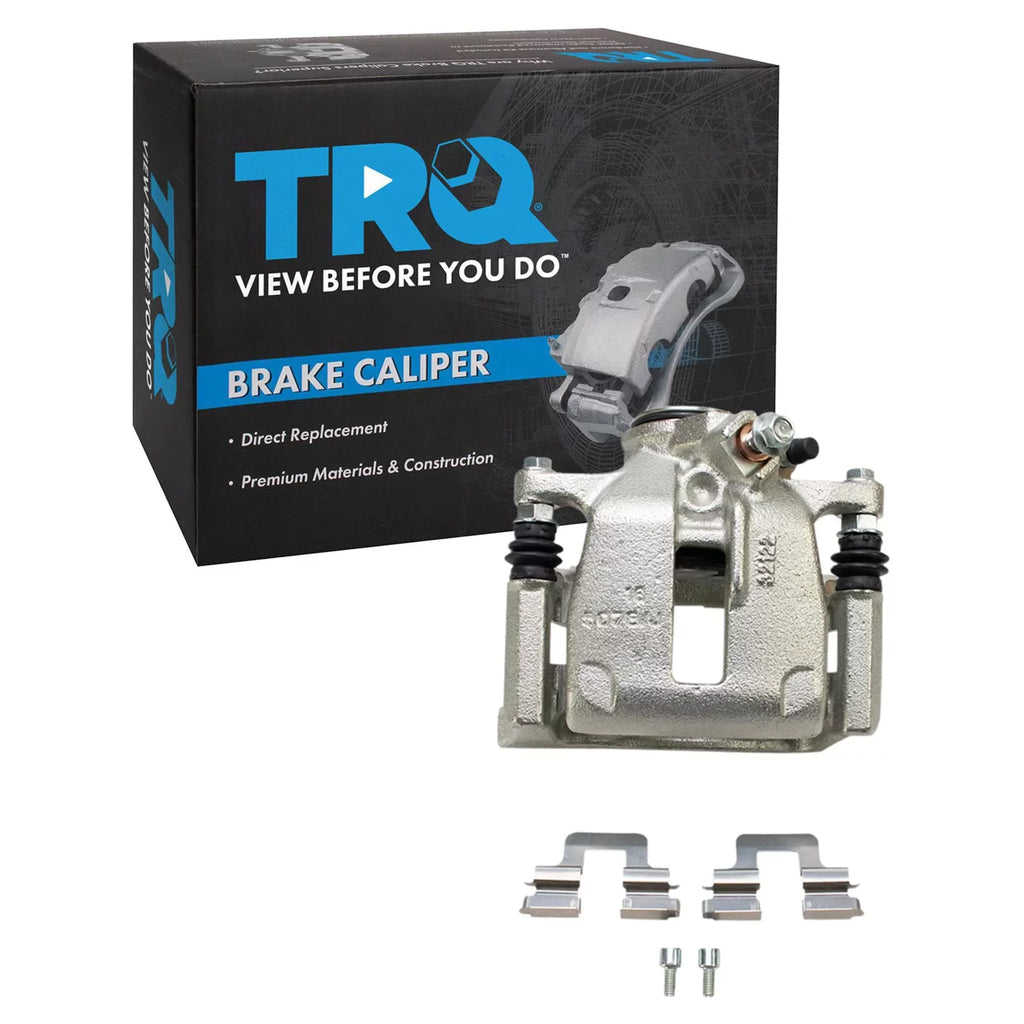 TRQ New Rear Disc Brake Caliper with Bracket & Hardware LH for Audi VW CLA31915 Fits select: 2009-2016 VOLKSWAGEN TIGUAN, 2017 VOLKSWAGEN TIGUAN S/LIMITED